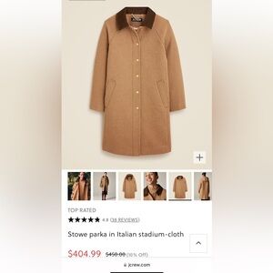 Brand new j.crew coat with tags